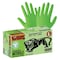 Global Glove Disposable Gloves, 6 mil Palm, Nitrile, Powder-Free, M, 100 PK, Hi-Vis Green 945PF-M - alternate 2
